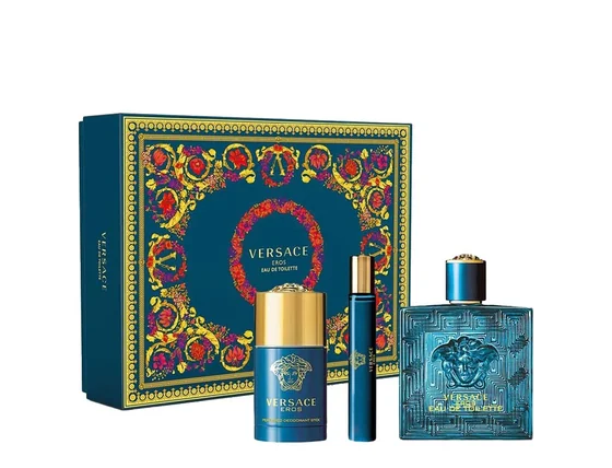 Versace Eros Darčeková sada, toaletná voda 100ml + toaletná voda 10ml + deostick 75ml Versace eros darčeková sada, toaletná voda 100ml + toaletná voda 10ml + deostick 75ml - Versace Eros Darčeková sada, toaletná voda 100ml + toaletná voda 10ml + deostick 75ml
