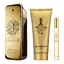 Miniatură: Paco rabanne 1 million parfum darčeková sada, parfum 100ml + sprchový gél 100ml + parfum 10ml - poškodený obal - 1-million-sada